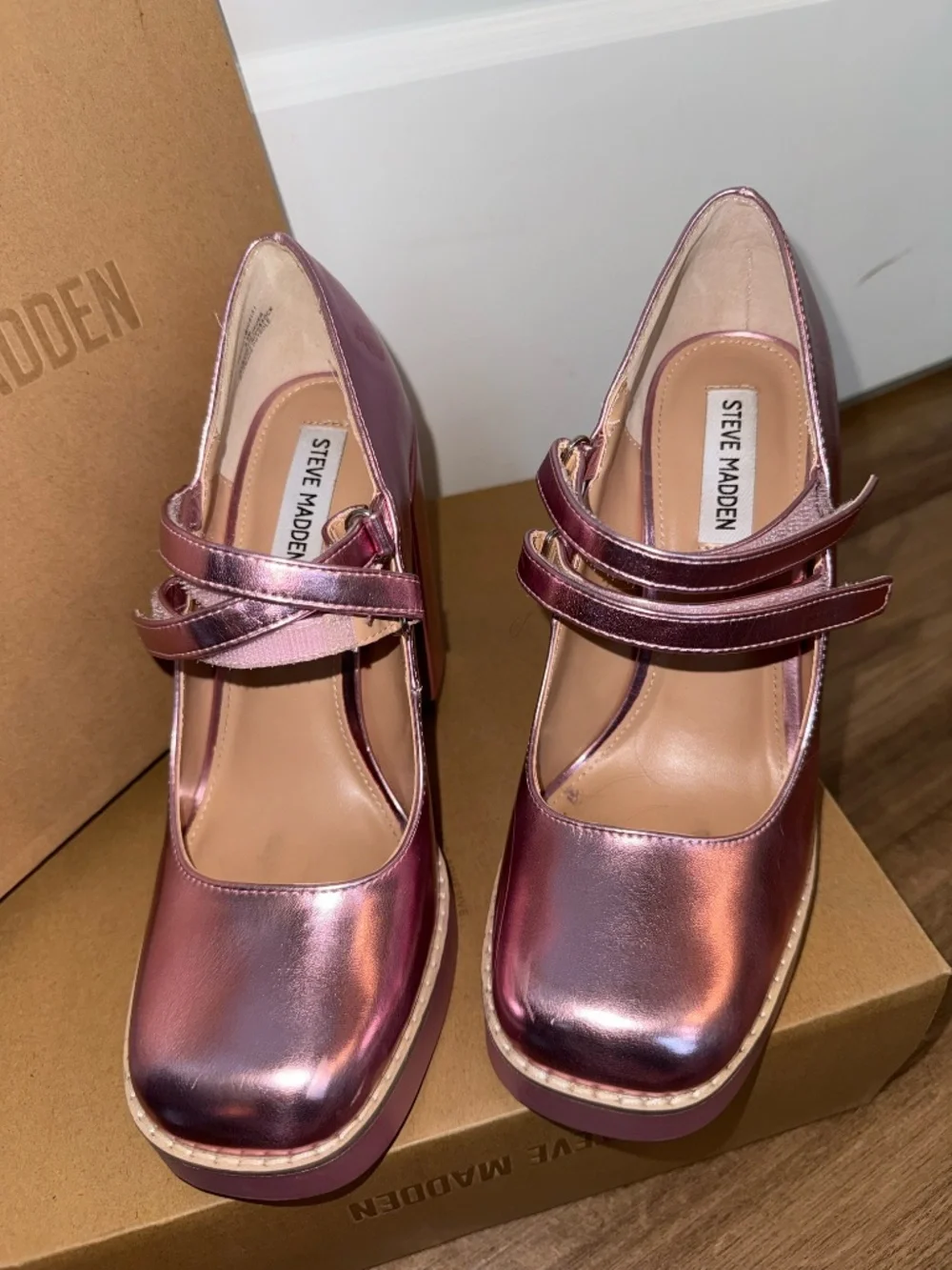 Steve Madden Twice Pump Mary Jane Platform